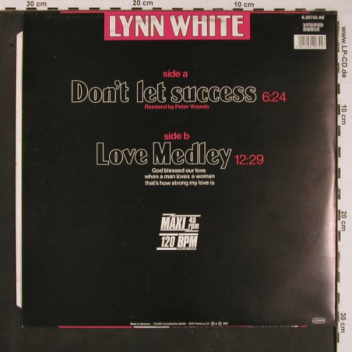 White,Lynn: Don't Let Success / Love Medley, Stripped Horse(6.20755 AE), D, 1987 - 12inch - Y471 - 4,00 Euro