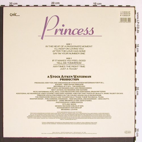 Princess: Same, Chic(6.26320 AP), D, 1986 - LP - Y6319 - 6,00 Euro