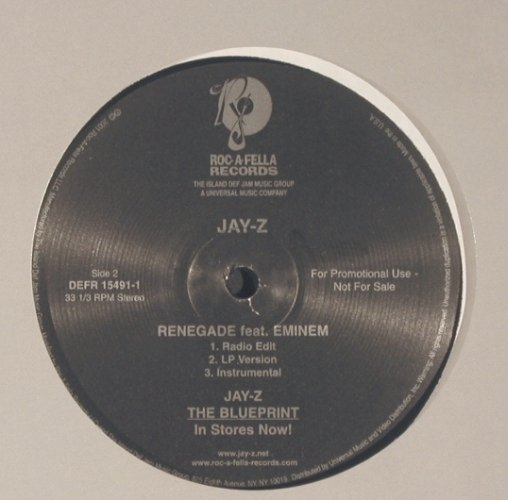 Jay-Z: Jigga*3+3, FLC ,Promo, Roc-A-Fell(DEFR 15491-1), US, 2001 - 12inch - Y7917 - 4,00 Euro