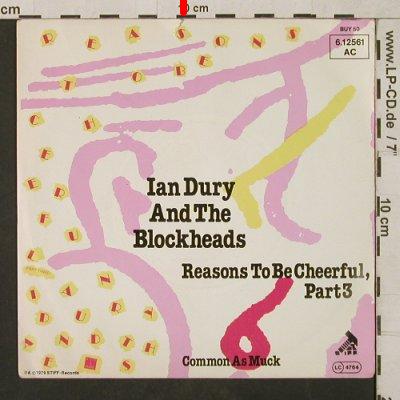 Dury & Blockheads,Ian: Reasons to be Cheerful,Part 3, Stiff-BUY 50(6.12561 AC), D, m /vg+, 1979 - 7inch - T1561 - 3,00 Euro