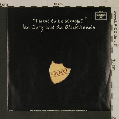 Dury & Blockheads,Ian: I Want To Be Straight,(Cover-Facts), Stiff BUY 90(6.12894 AC), D, 1980 - 7inch - T1712 - 5,00 Euro