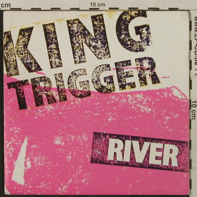King Trigger: River/Push Or Slide, poster cover, Chrysalis(CHS 2623), UK, 1982 - 7inch - T2162 - 5,00 Euro