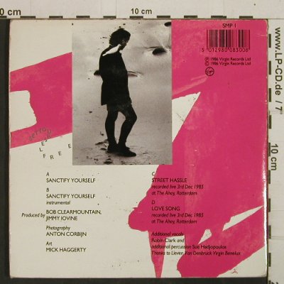 Simple Minds: Sanctify Yourself + 3, m-/vg+, Virgin, Foc(SMP 1), UK, 1986 - 7"*2 - T2933 - 4,00 Euro