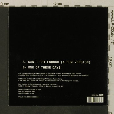 Infadels: Can't get enough, Wall Of Sound(WALL110X), UK, 2006 - 7inch - T3738 - 5,00 Euro
