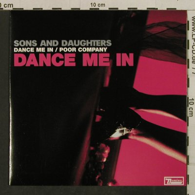 Sons And Daughters: Dance Me In/Poor Company blueVinyl, Domino(RUG196X), E, 2005 - 7inch - T3786 - 4,00 Euro