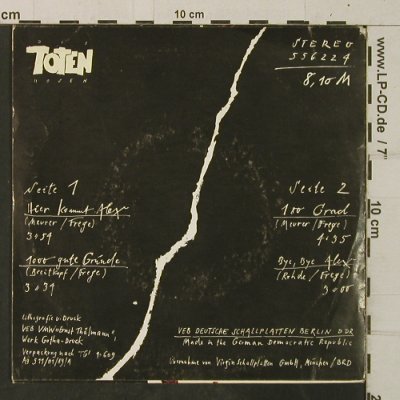Toten Hosen: Amiga Quartett, Hier kommt Alex..., Amiga,vg+/vg+(556 224), DDR, 1989 - EP - T3897 - 6,00 Euro