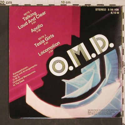 OMD: Talking Loud And Clear +3, Amiga Quartett(5 56 108), DDR,  - EP - T5616 - 5,00 Euro