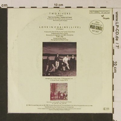 Adventures: Two Rivers / Love and Chains(Live), Chrysalis(107 699), D, 1985 - 7inch - T634 - 2,00 Euro