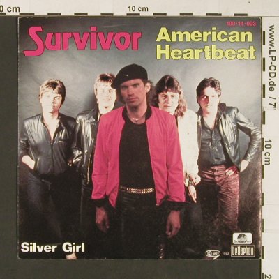Survivor: American Heartbeat / Silver Girl, ScottiBros(100-14-003), D, 1982 - 7inch - S8965 - 2,50 Euro