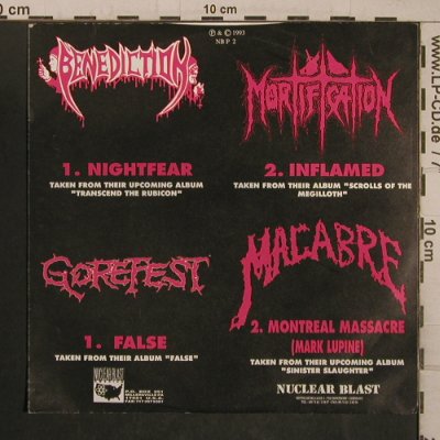 V.A.Nuclear Blast Promo EP II: Benediction,Mortification, Nucl.Blast(NB P02), D,33rpm, 1993 - 7inch - T5459 - 12,50 Euro