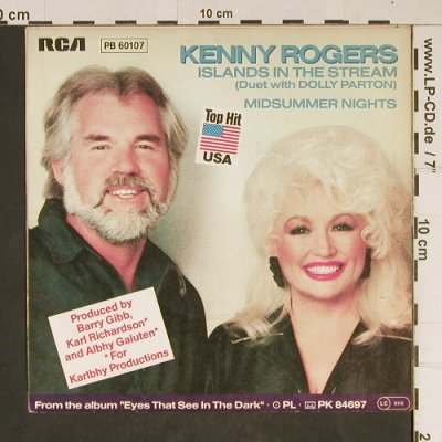 Rogers,Kenny / Parton,Dolly: Islands in the Stream, RCA(PB 60107), D, 1983 - 7inch - T884 - 2,00 Euro