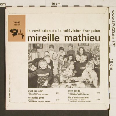 Mathieu,Mireille: c èst ton nom +3, Barclay(70.953 M), F,  - EP - S9752 - 4,00 Euro