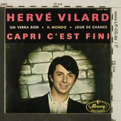 Vilard,Hervé: Capri c´est fini, vg+/vg+, woc, Mercury(152 037 MCE), E,  - EP - T4047 - 5,00 Euro