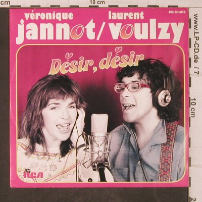 Jannot,Veronique / Larent Voulzy: Desir, desir, RCA(PB 61402), F, 1984 - 7inch - T5602 - 4,00 Euro