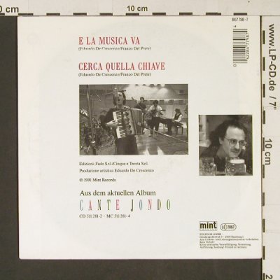 De Crescenzo,Eduardo: E La Musica va, Mint Rec.(867 798-7), D, 1991 - 7inch - S9201 - 2,50 Euro
