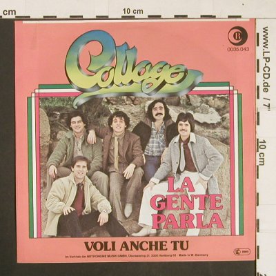 Collage: La Gente Parla, Metronome(0035.043), D, 1979 - 7inch - S9618 - 3,00 Euro