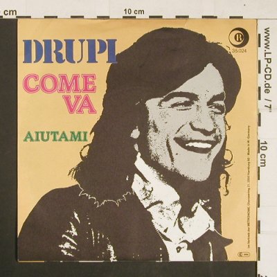 Drupi: Come Va / Aiutami, Dischi(35.024), D, 1977 - 7inch - S9624 - 2,50 Euro