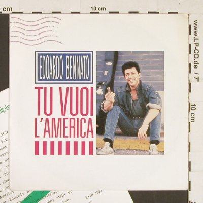 Bennato,Eduardo: Tu Vuoi L'America, Virgin(109 495-100), D, 1987 - 7inch - S9625 - 2,50 Euro