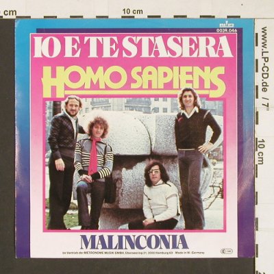 Homo Sapiens: Io E Te Stasera, Ri!Fi(0039.046), D, 1977 - 7inch - S9640 - 2,00 Euro