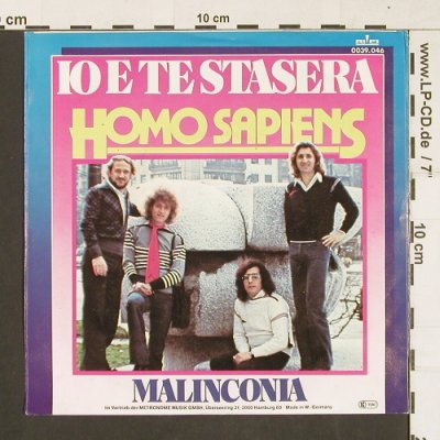 Homo Sapiens: Io E Te Stasera, Ri!Fi(0039.046), D, 1977 - 7inch - S9640 - 2,00 Euro