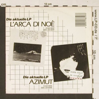 Alice + Franco Battiato: Chanson Egocentrique / Azimuth, EMI(1186197), D, 1983 - 7inch - S9799 - 2,50 Euro