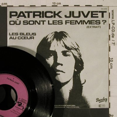 Juvet,Patrick: Où Sont Les Femmes?, Barclay(36.024), D, 1977 - 7inch - S9858 - 2,50 Euro