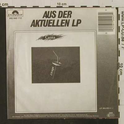 Drupi: Canta / Waltz Per Un Amico, Polydor(815 442-7), D, 1983 - 7inch - T2341 - 3,00 Euro