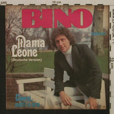 Bino: Mama Leone / Giorni, Notti E Ore, Carrere(2044 119), D, 1978 - 7inch - T2720 - 2,50 Euro