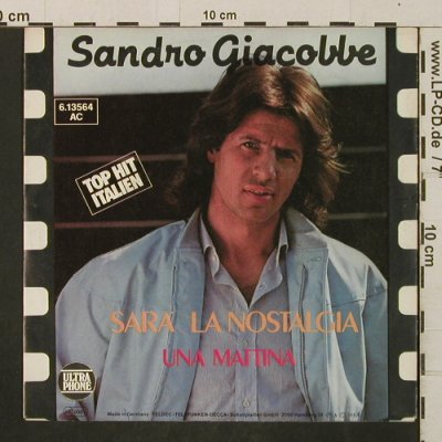 Giacobbe,Sandro: Sará la Nostalgia / Una Mattina, Ultraphone(6.13564), D, 1982 - 7inch - T2961 - 2,50 Euro