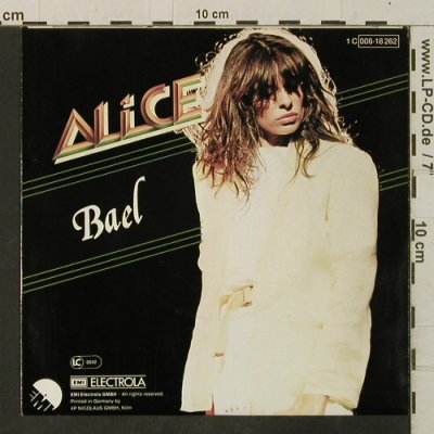 Alice: Per Elisa / Bael, EMI(006-18 262), D, 1981 - 7inch - T3458 - 3,00 Euro