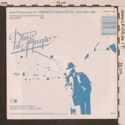 D'Angio,Pino: Evelonpappa Evelonmamma, Metronome(815 077-7 ME), D, 1983 - 7inch - T4564 - 3,00 Euro