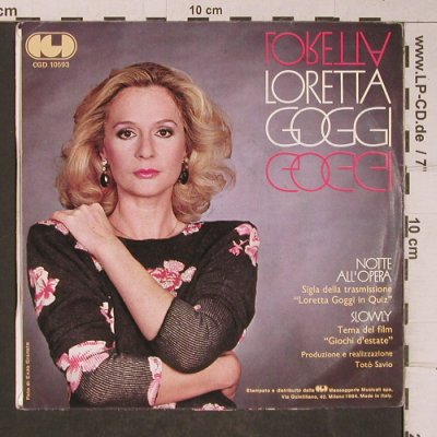 Goggi,Loretta: Maledetta Primavera, CGD(CGD 10593), I, 1984 - 7inch - T5184 - 3,00 Euro