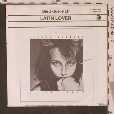 Nannini,Gianna: Latin Lover / Fumetto, Dischi(0035.060), D, 1982 - 7inch - T5505 - 3,00 Euro