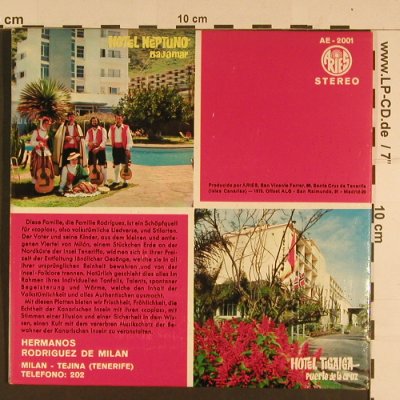 Rodrigues de Milan,Hermannos: Fiesta Canaria, Foc, Pries(AE-2001), E, 1972 - 7inch - S7595 - 3,00 Euro