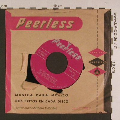 Coro de Harry Simeone: El Nino del Tambor/Lorelei, vg-/vg-, Peerless(45/7736), Mexico,  - 7inch - S7617 - 1,50 Euro