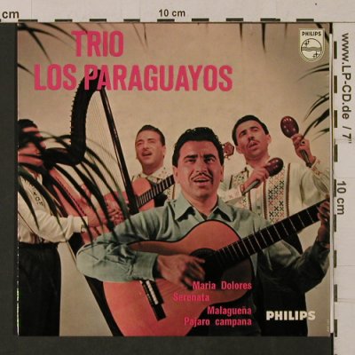 Los Paraguayos, Trio: Maria Dolores+3, vg+/m-, Philips(421 400 PE), NL,  - EP - T1234 - 3,00 Euro