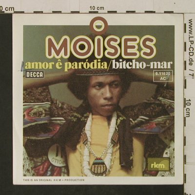 Moises: Amor E Parodia / Bitcho-Mar, woc, Decca(6.11820), D, 1976 - 7inch - T2512 - 3,00 Euro