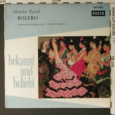 Ravel,Maurice: Bolero, mono, Decca(VD 903), D,  - EP - S7513 - 4,00 Euro