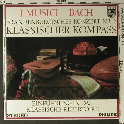 Bach,Johann Sebastian / I Musici: Brandenb.Konzert Nr.2 F-dur,BWV1047, Philips(88242 DV), NL,  - EP - S7514 - 5,00 Euro