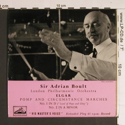 Elgar,Edward: Pomp and Circumstance Marches, His Masters Voice(7EB 6026), UK,  - 7inch - S8699 - 3,00 Euro