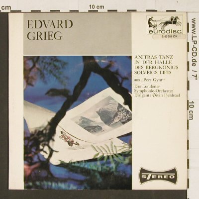 Grieg,Edvard: Anitras Tanz in der Halle,a.PeerGyn, Eurodisc(s 40381ck), D,  - EP - S9672 - 3,00 Euro