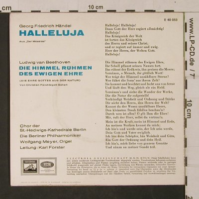 Händel/Beethoven: Halleluja/ Die Himmel rühmen des..., Electrola(E 40 053), D,  - 7inch - T1225 - 3,00 Euro