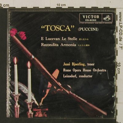 Puccini,Giacomo: E Lucevan Le Stelle + 1 aus"Tosca", Victor(ES-8092), J, vg+/m-,  - 7inch - T2697 - 2,00 Euro