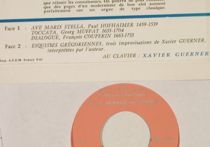 Guerner,Xavier Au Clavier: L'Orgue Classique De Saint-Benoit.., ACEM(), F, 1963 - 7inch - T283 - 4,00 Euro