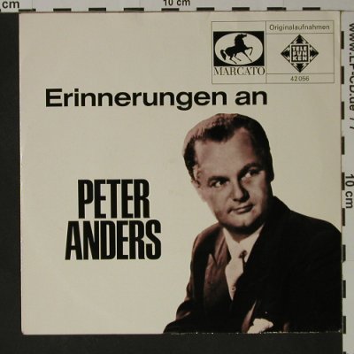 Anders,Peter: Erinnerungen an, Marcato(42 056), D,  - EP - T3249 - 2,50 Euro