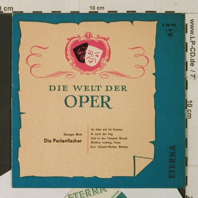 Bizet,Georges: Die Perlenfischer (Die Welt d.Oper), Eterna(5 20 116), DDR, 1963 - EP - T3503 - 4,00 Euro