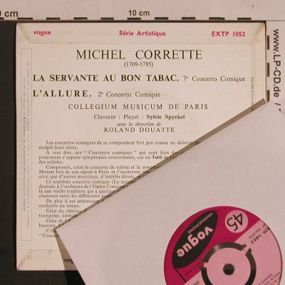 Corrette,Michel: La Servante au bon Tabac, Vogue(EXTP 1052), F,  - EP - T4398 - 5,00 Euro