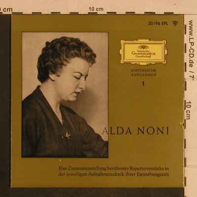 Noni,Alda: Frag' ich mein Beklomm'nes Herz, D.Gr.Musterplatte(30 196 EPL), D, m-/vg+, 1958 - EP - T4405 - 5,00 Euro