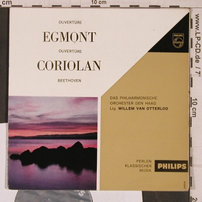 Beethoven,Ludwig van: Egmont, ouvett/Coriolan, vg+/m-, Philips(411 908 SE), D,  - EP - T5413 - 5,00 Euro