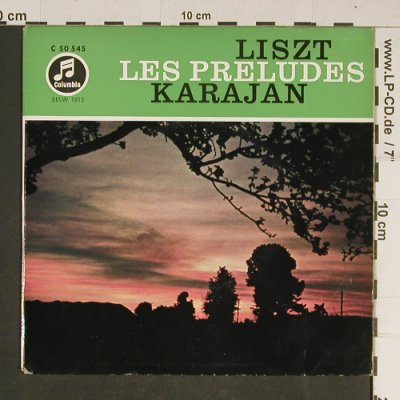 Liszt,Franz: Les Preludes, vg+/m-, Columbia(C 50 545), D,  - EP - T712 - 2,50 Euro